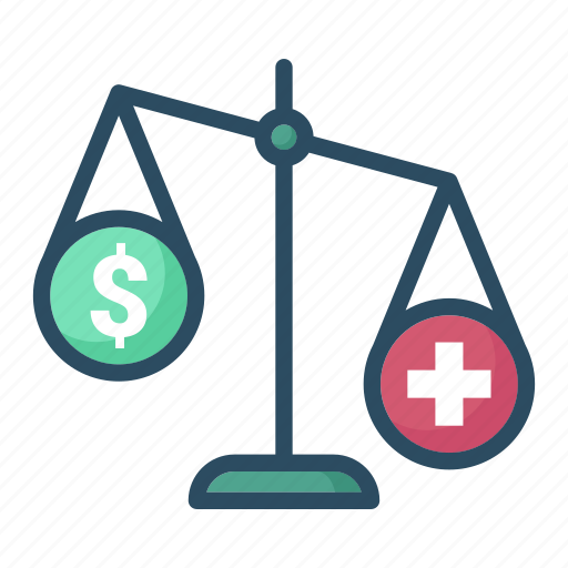 Balance, health, healthcare, important, money, scales, medicine icon - Download on Iconfinder