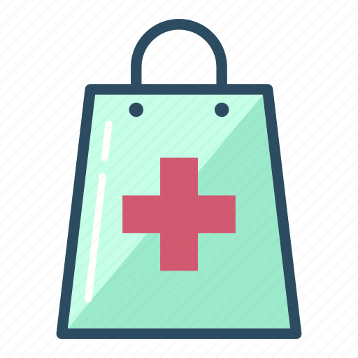 Bag, medication, medicine, pharmacy, purchase, healthcare, shopping icon - Download on Iconfinder