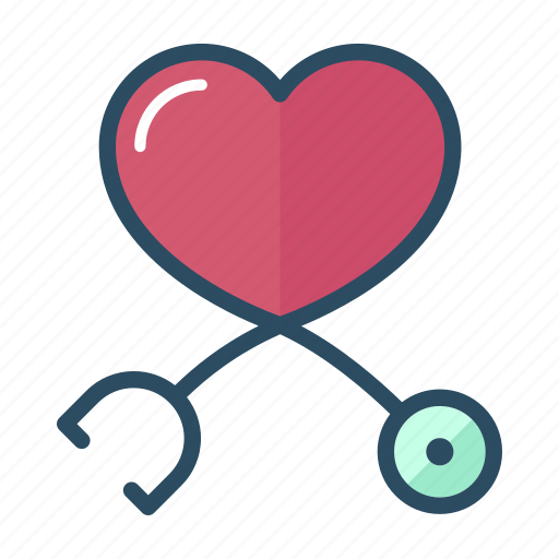 Cardiology, healthcare, heart, medicine, phonendoscope, health, hospital icon - Download on Iconfinder