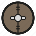 game, leather, round, rpg, shield