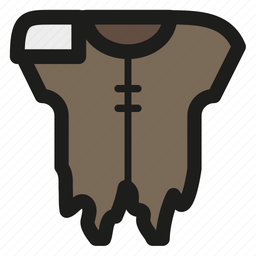 Armor, fantasy, game, leather, ragged, rpg, warrior icon - Download on Iconfinder
