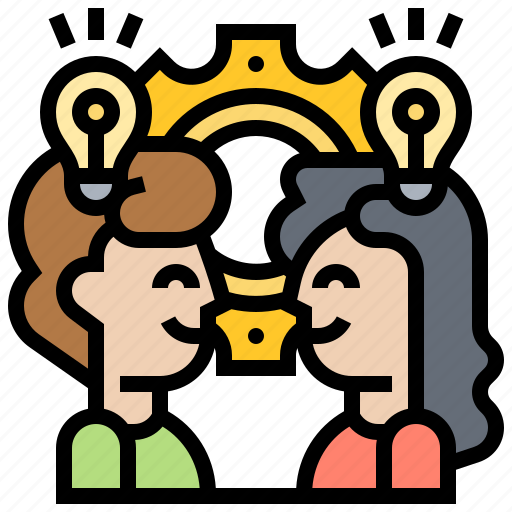 Brainstorming, collaboration, discussion, solution, teamwork icon - Download on Iconfinder