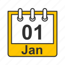calendar, date, flip calendar, new year 