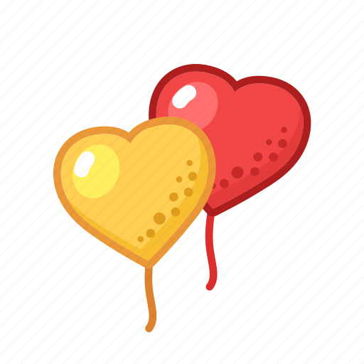 Hearts, ballons, love, heart, valentine, romantic, day icon - Download on Iconfinder