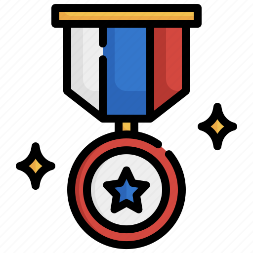 Medal, emblem, independence, award, usa icon - Download on Iconfinder