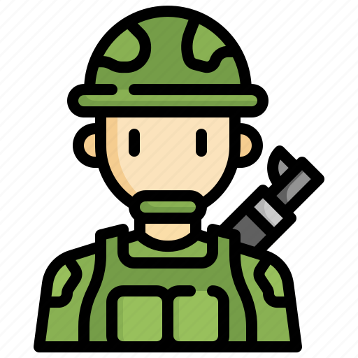 Soldier, man, professions, jobs, army icon - Download on Iconfinder