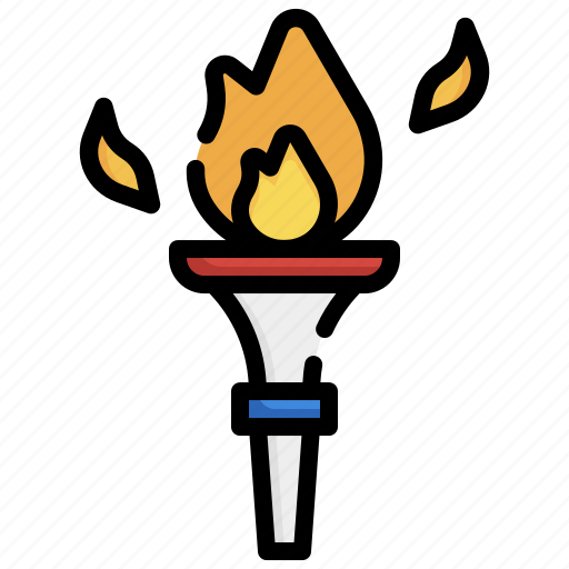 Torch, olympic, flame, fire, cultures, miscellaneous icon - Download on Iconfinder