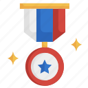medal, emblem, independence, award, usa
