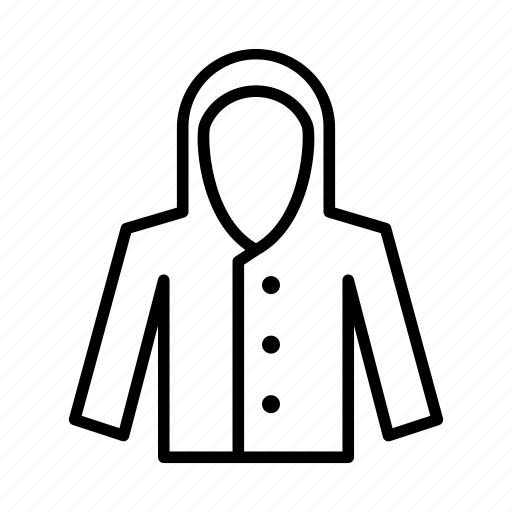 Clothes, outfit, hood, raincoat, cloak icon - Download on Iconfinder