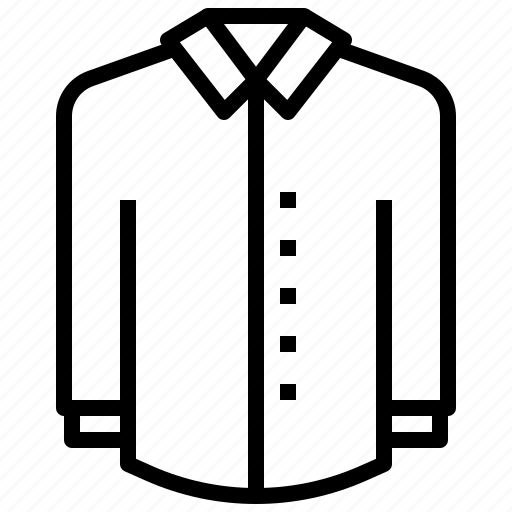 Shirt, outfit, formal, long, sleeve, garment icon - Download on Iconfinder