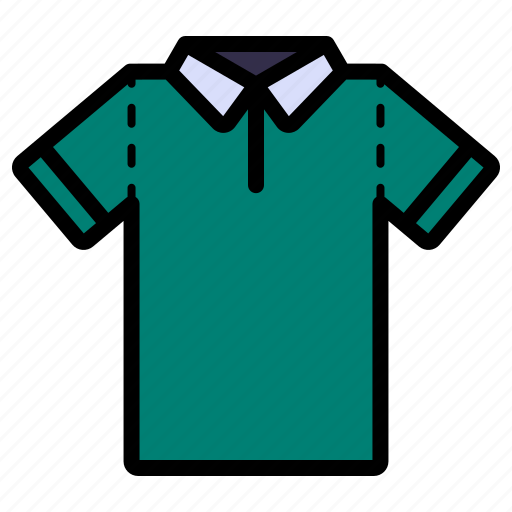 Polo shirt, apparel, outfit, cloth, shirt icon - Download on Iconfinder