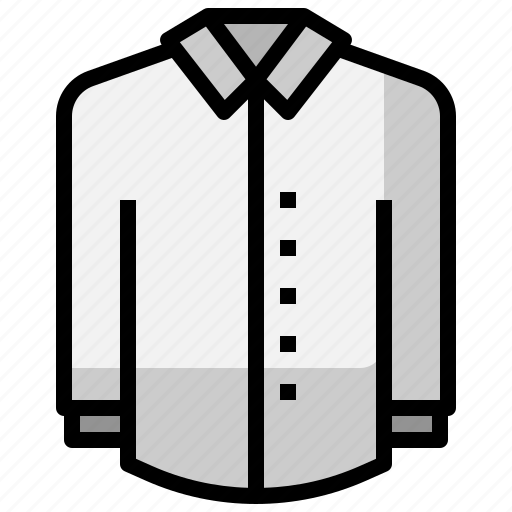 Shirt, outfit, formal, long, sleeve, garment icon - Download on Iconfinder