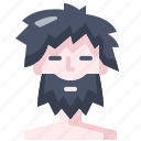 man, beard, user, profile, facial, hair, avatar, people