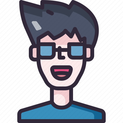 Man, glasses, people, senior, person, user, profile icon - Download on Iconfinder