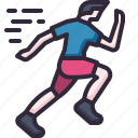 runner, sprinter, exercise, athlete, sports, competition, humanpictos, stick, man