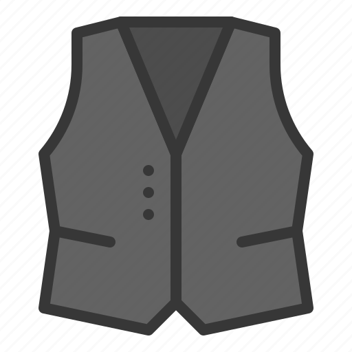 Clothes, fashion, male, vest icon - Download on Iconfinder