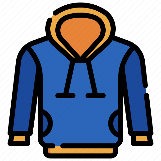Hoodie, jacket, sweatshirt, fashion, clothes icon - Download on Iconfinder