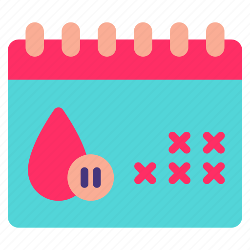 Calendar, menopausal, women, menopause, fertility, cycle, menstrual icon - Download on Iconfinder