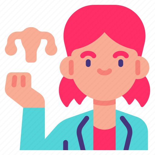 Gynecologist, gynecology, doctor, women, menopause, menopausal, menstrual icon - Download on Iconfinder
