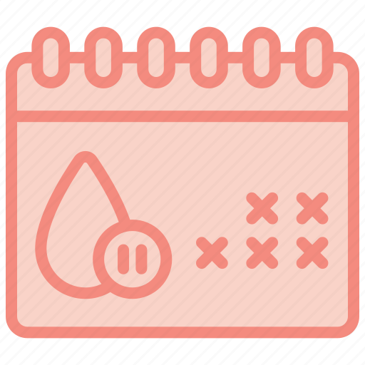 Calendar, menopausal, women, menopause, fertility, cycle, menstrual icon - Download on Iconfinder