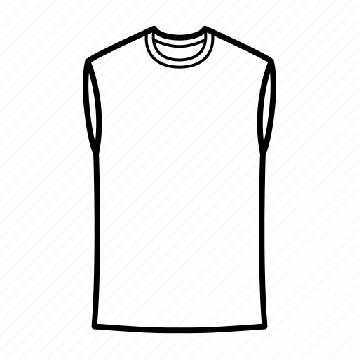 Clothes, fashion, men, shirt, sleeveless icon - Download on Iconfinder