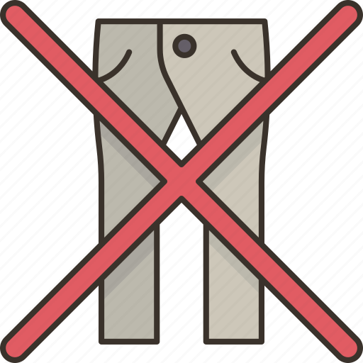 Jeans, tight, pants, stop, uncomfortable icon - Download on Iconfinder