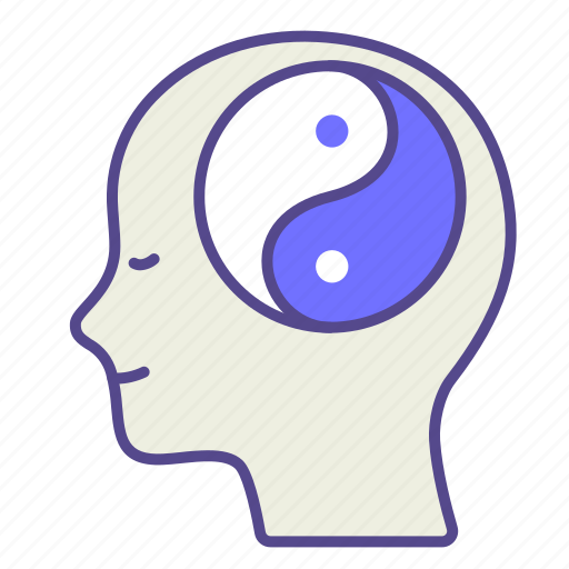 Balance, meditation, mental health, mind, therapy, treatment, yin yang icon - Download on Iconfinder