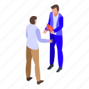 business, mentor, isometric