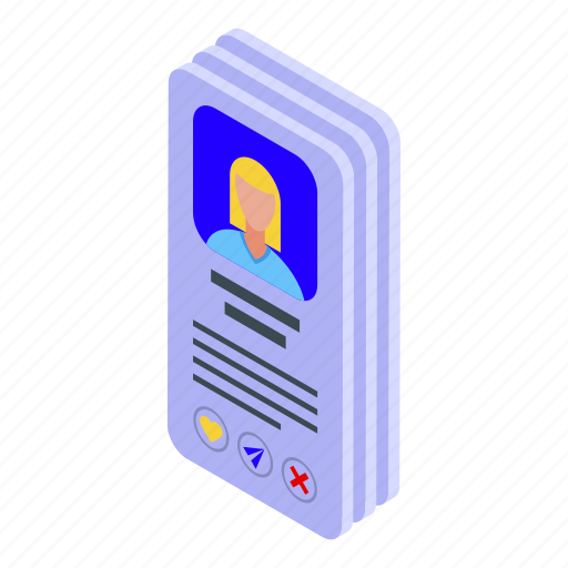 Mentor, online, isometric icon - Download on Iconfinder