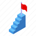 mentor, success, stairs, isometric