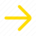 arrow, right, next, continue, end, navigation, direction