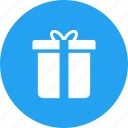 blue, box, christmas, circle, gift, present 