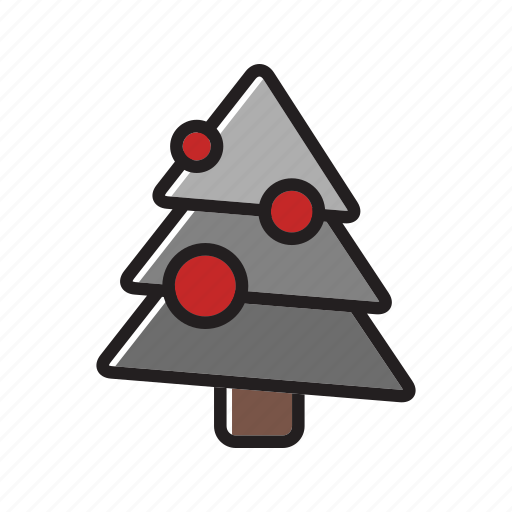 Christmas tree, decoration, pine, tree, xmas icon - Download on Iconfinder