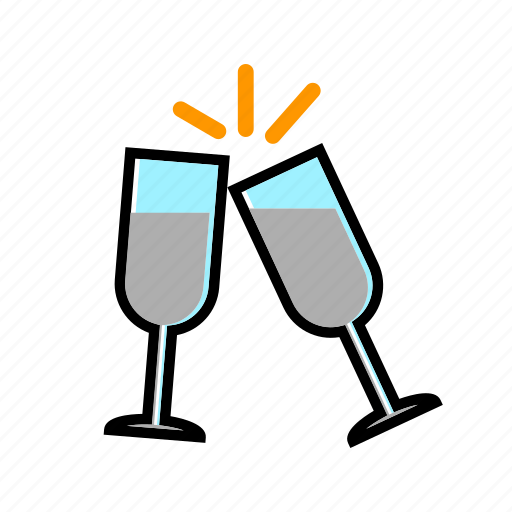Alchohol, beverage, celebration, champagne, drink, party icon - Download on Iconfinder