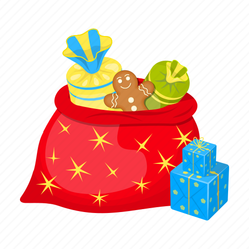 Bag, christmas, gift, happy, new, santa, year icon - Download on Iconfinder