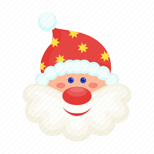 Avatar, christmas, happy, head, new, santa, year icon - Download on Iconfinder