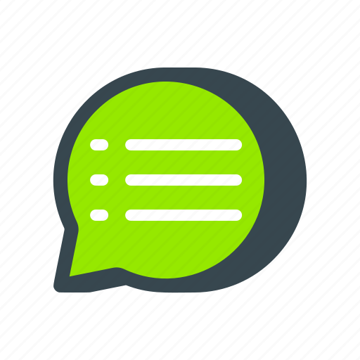 Chat, dialogue, menu, message, notification, option, text icon - Download on Iconfinder