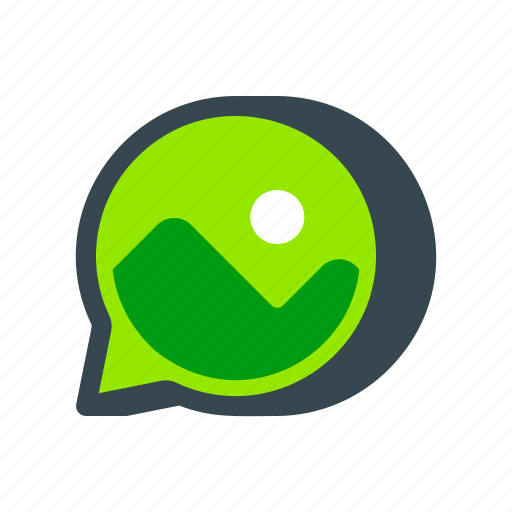 Chat, message, multimedia, photo, picture, snapchat, text icon - Download on Iconfinder