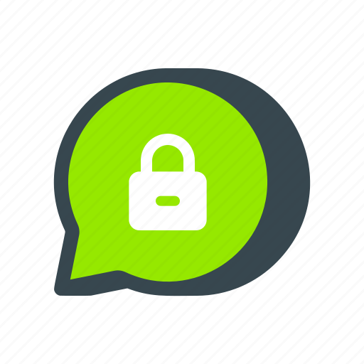 Chat, comment, encrypted, message, protected, secured, text icon - Download on Iconfinder