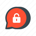 chat, comment, encrypted, message, protected, secured, text