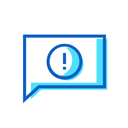 Chat, warning icon - Free download on Iconfinder