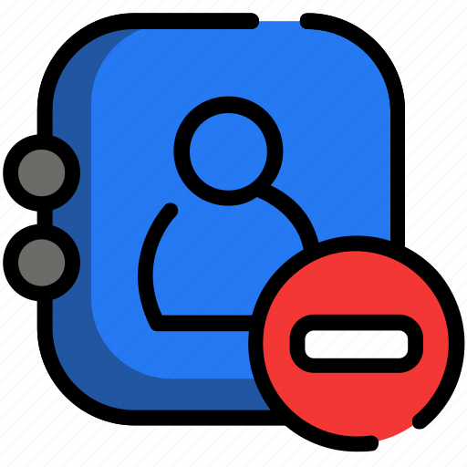 Address, block, contact, delete icon - Download on Iconfinder