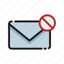 caution, empty, error, letter, mail., message, notification, undone, warning