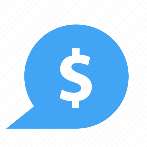 Bubble, chat, chatting, dollar, message, money icon - Download on Iconfinder