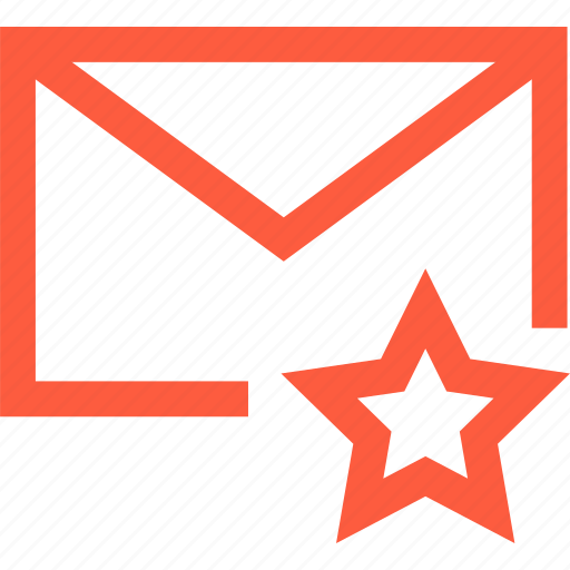 Envelope, favorite, letter, mail, mark, message, star icon - Download on Iconfinder