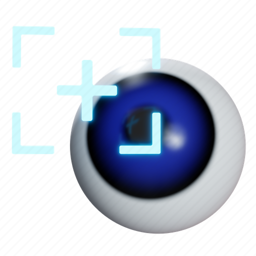 Eye, tracking, scan, security, scanning, metaverse 3D illustration - Download on Iconfinder