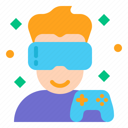 Vr, virtual, game, metaverse, reality, play, online icon - Download on Iconfinder