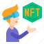 nft, non, fungible, token, investor, metaverse, virtual, reality 