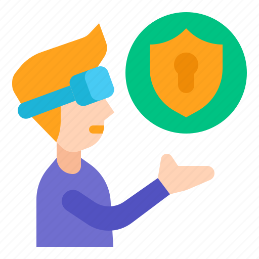 Protection, security, metaverse, protect, reality, virtual, vr icon - Download on Iconfinder
