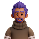 mohawk, hair, man, mohawk hair man, mohawk hairstyle, fashion, long shirt, punk man, global avatar, profile picture, metapeople, metaverse, user, character, people, person, avatar